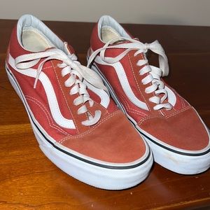 Low Vans burnt orange